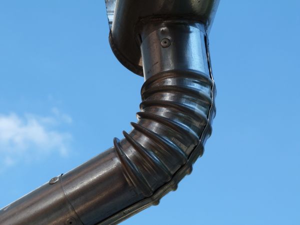 Metal Downspout Installation in Dunedin