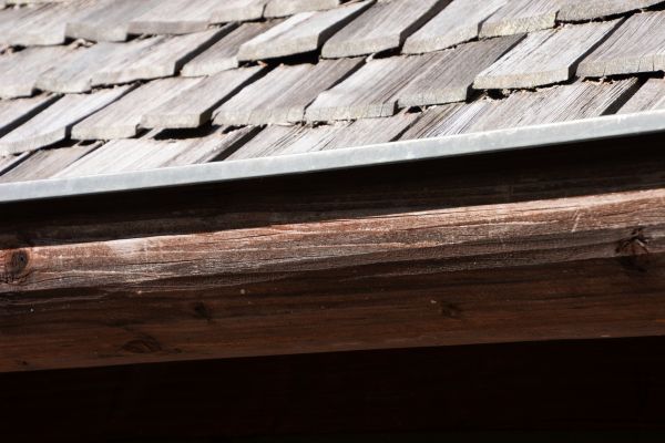 Wood Rain Gutter Installation in Dunedin